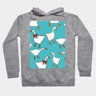 Silly Goose Pattern Hoodie